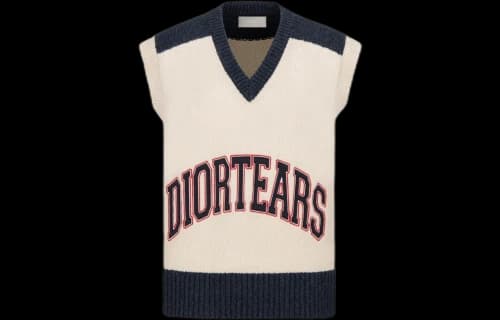 Dior x Denim Tears Sleeveless Sweater 'White'