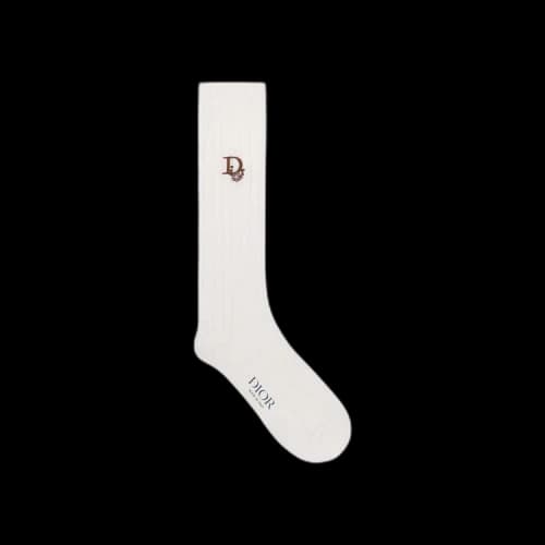 Dior x Denim Tears Socks 'White'