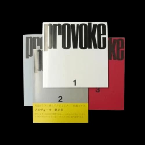 Books Provoke Complete Reprint Of 3 Volumes by Daido Moriyama (Signed)