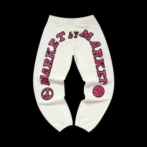 Market Cali Arc Peace Sweatpants 'Cream'