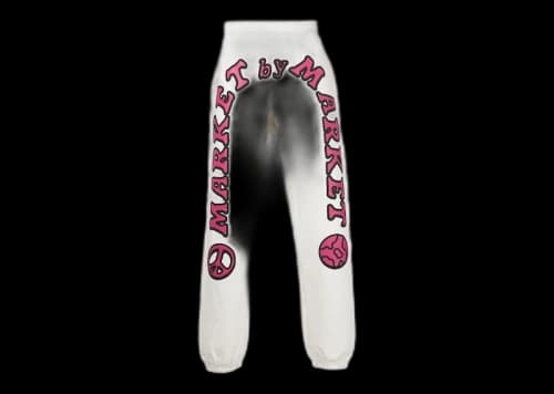 Market Cali Arc Peace Sweatpants Cream