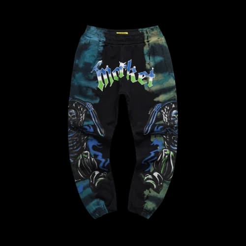 Market Killing The Game Glow In The Dark Sweatpants 'Dark Tie Dye'
