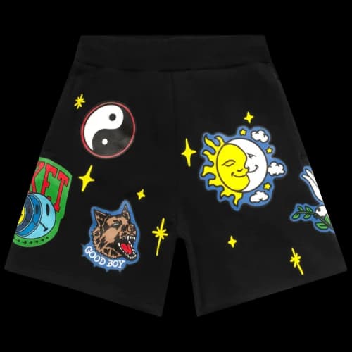 Market Smiley Start Within Stars Sweatshorts 'Black'