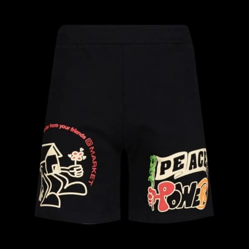 Market Peace And Power Sweatshorts 'Black'