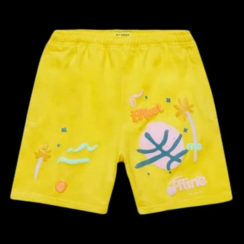 Market Meet Me Offline Shorts 'Yellow'