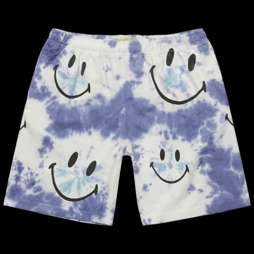 Market Smiley Shibori Dye Shorts 'Blue'
