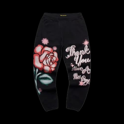Market Thank You Rose Sweatpants 'Black'