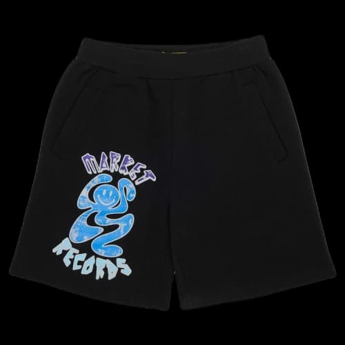 Market Smiley Night Market Sweatshorts 'Black' GOAT Exclusive