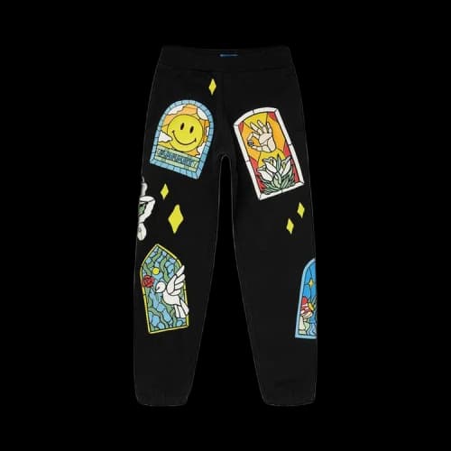 Market Smiley Cathedral Glass Sweatpants 'Black'