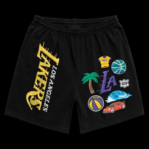 Market x NBA Lakers Sweatshorts 'Black'