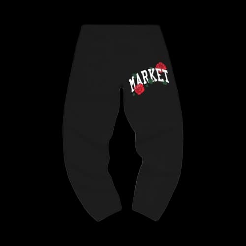 Market Rose Arc Sweatpants 'Black'