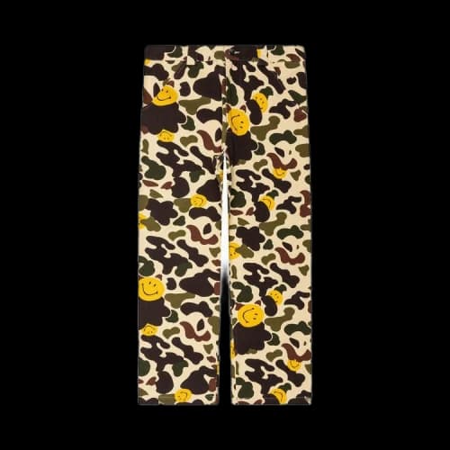 Market Smiley Camo Cargo Pants 'Woodland'