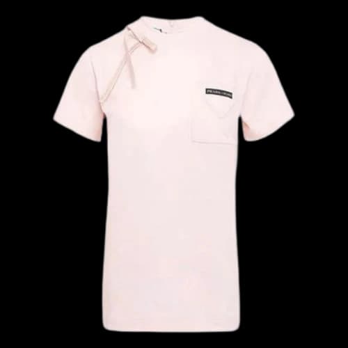 PRADA Cotton Satin Pink T-Shirt