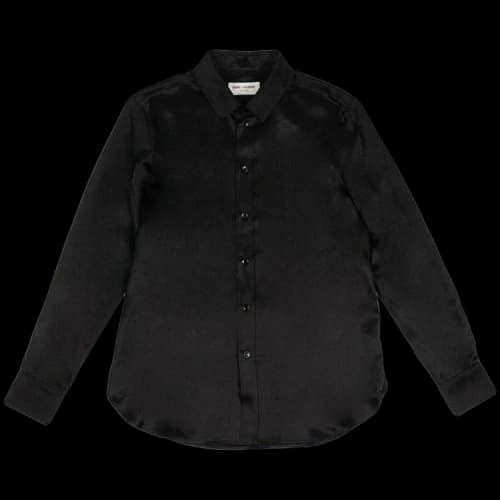 Saint Laurent Silk Classic Blouse Shirt 'Black'