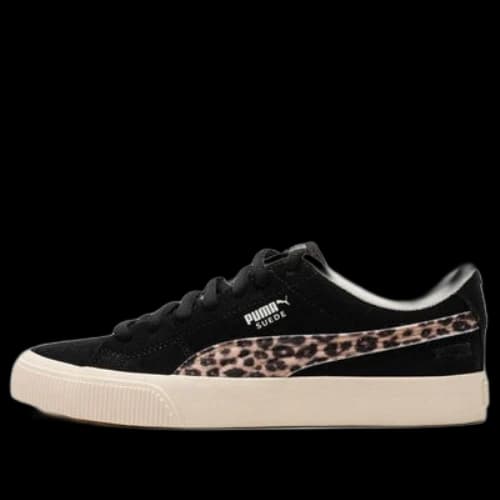 PUMA Suede Wild QTR 'Black Leopard'