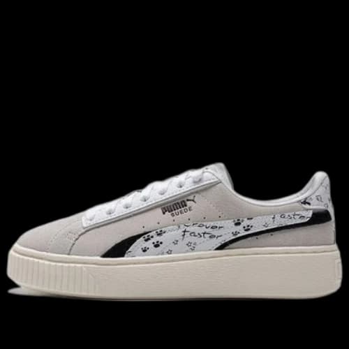 PUMA Suede Platform Draw 'Grey White' (Women's)