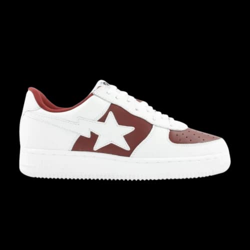 Bapesta FS-001 Low 'White Burgundy'