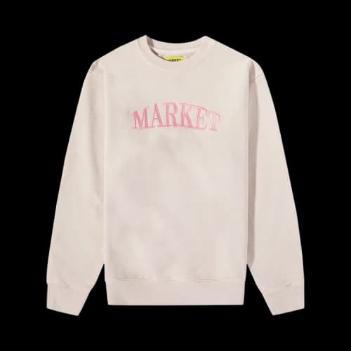 Market Bridge Arc Crewneck 'Washed Pink'
