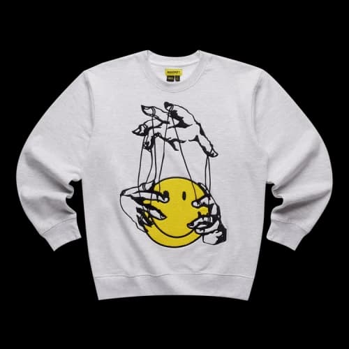 Market Smiley Marionette Crewneck 'Ash'