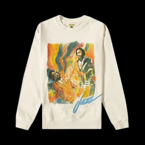Market Jazz Night Crewneck 'Coconut'