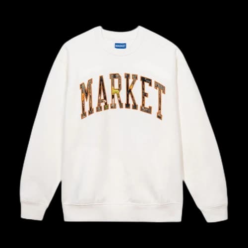 Market Fauxtree Arc Crewneck Sweatshirt 'Ecru'