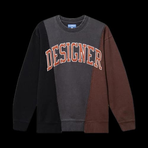 Market Designer Arc 3 Panel Crewneck 'Black'