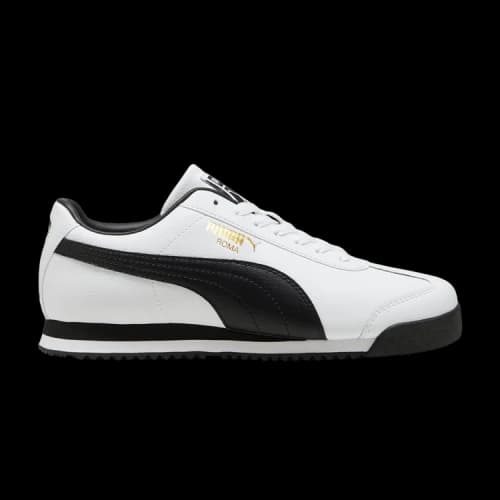 Puma Roma 24 Standard White Black Team gold
