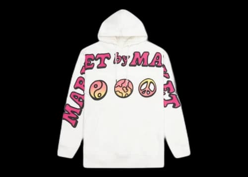 Market Cali Lock Peace Hoodie Cream