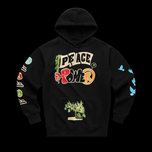 Market Peace And Power Hoodie 'Black'