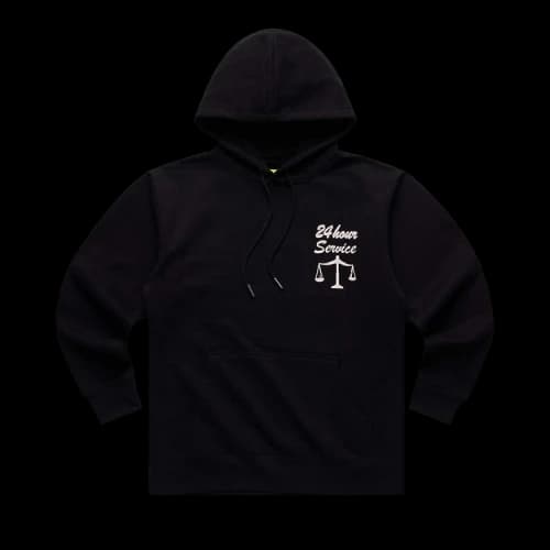 Market 24 Hr Lawyer Service Hoodie 'Black'