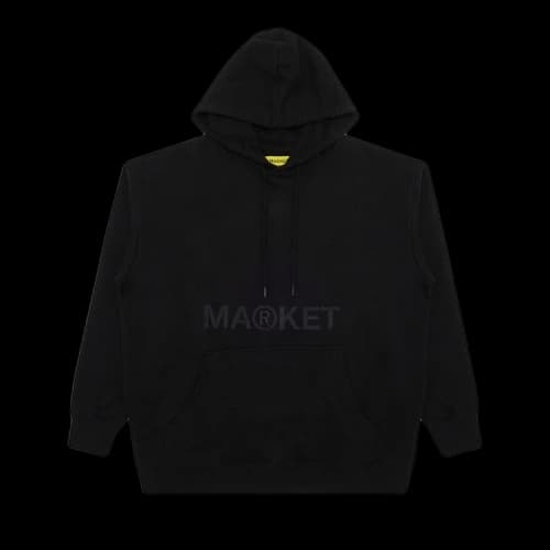 Market Minimal Bar Logo Hoodie 'Black' GOAT Exclusive