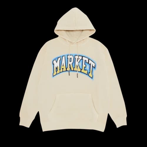 Market Smiley Pair Of Dice Hoodie 'Sand'