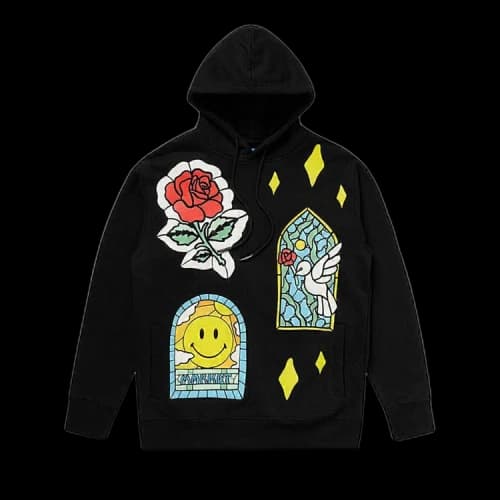 Market Smiley Cathedral Glass Hoodie 'Black'