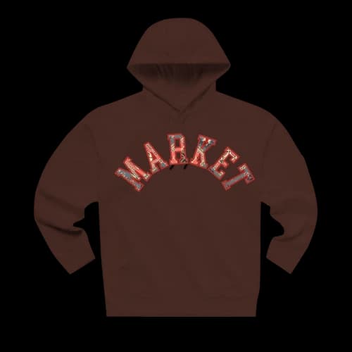 Market Rug Dealer Throwback Arc Hoodie 'Acorn'