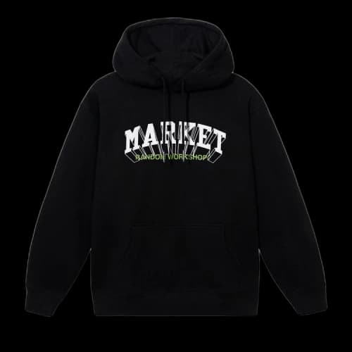 Market Super Market Pullover Hoodie 'Black'