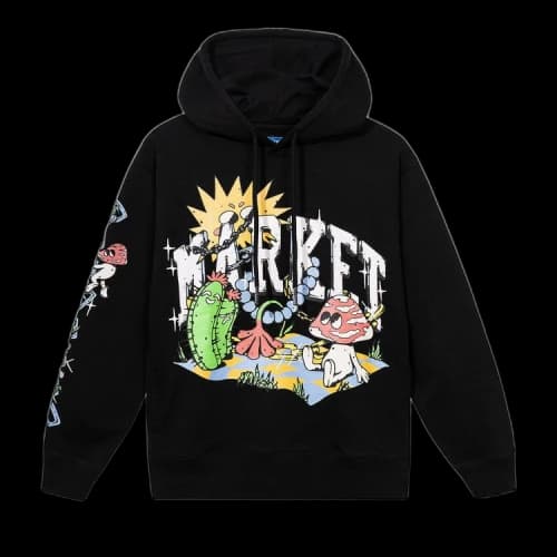 Market Fantasy Farm Pullover Hoodie 'Black'