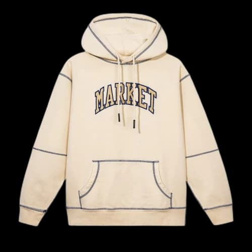 Market Triple Stitch Pullover Hoodie 'Ecru'