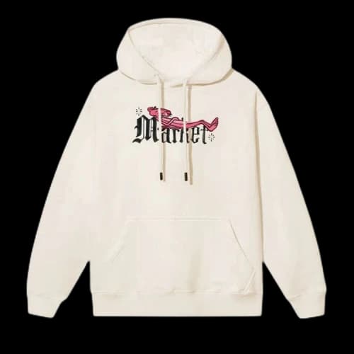 Market Pink Panther Swap Meet Hoodie 'Ecru'