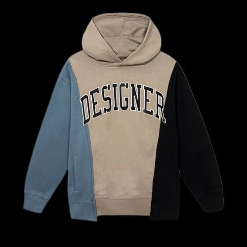 Market Designer Panel Hoodie 'Wave'