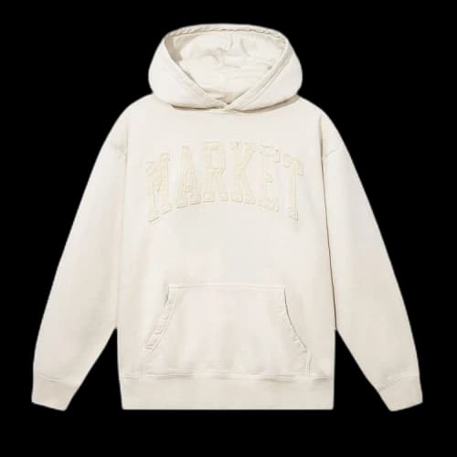 Market Vintage Wash Arc Hoodie 'Ecru'