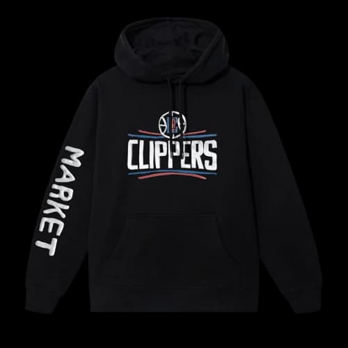 Market x NBA Clippers Hoodie 'Black'