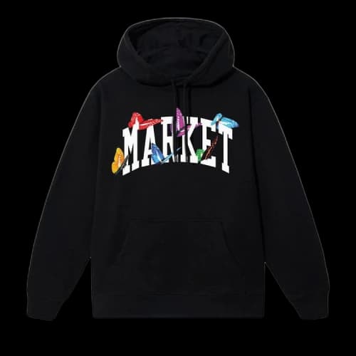 Market Butterfly Arc Hoodie 'Black'