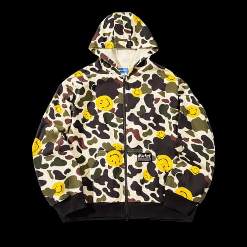 Market x Smiley Zip Jacket 'Camo'