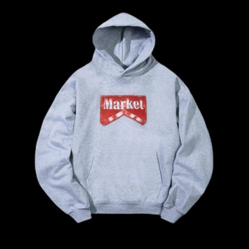 Market Bullrider Hoodie 'White'