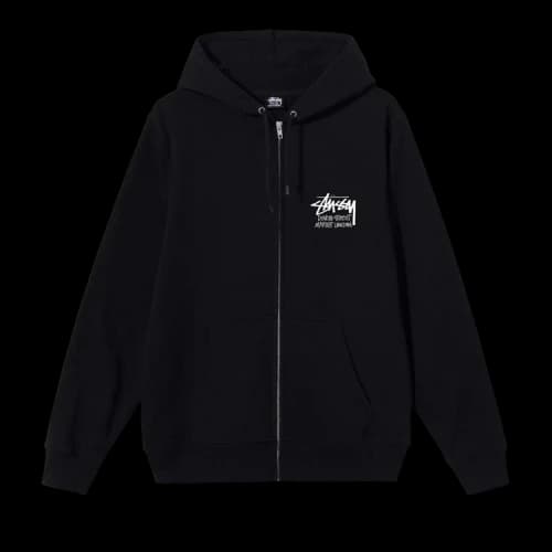 Stussy Stock DSM London Zip Hoodie 'Black'