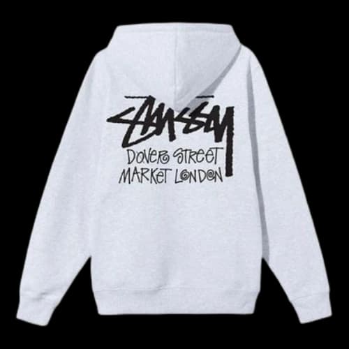 Stussy Alphabet Zipper Unisex Gray