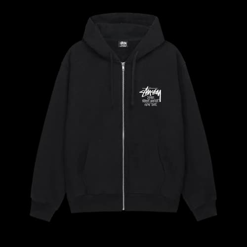 Stussy Stock DSM Singapore Zip Hoodie 'Black'