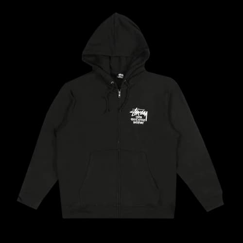 Stussy Stock DSM Singapore Zip Hoodie 'Black'