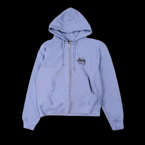 Stussy Stock New York Zip Hoodie 'Storm'