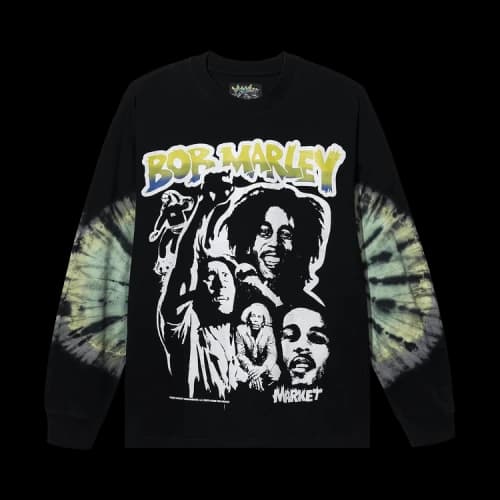 Market x Bob Marley Punk Long-Sleeve T-Shirt 'Black'